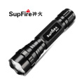 SupFire portátil potente linterna de larga distancia 1 km 1000 lúmenes linterna recargable luz de flash led caza táctica